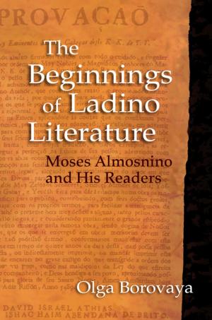 bigCover of the book The Beginnings of Ladino Literature by 