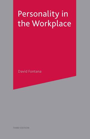 Cover of the book Personality in the Workplace by Anthony Rhine