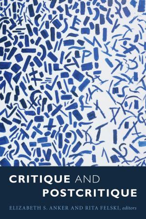 Cover of the book Critique and Postcritique by Melanie Yergeau
