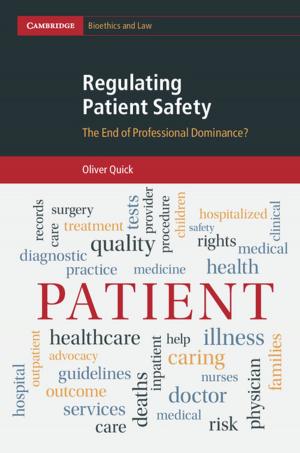 Cover of the book Regulating Patient Safety by Kenneth J. Meier, Amanda Rutherford
