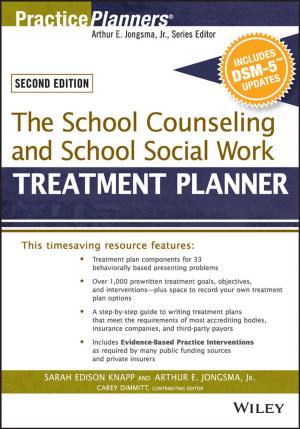 Book cover of The School Counseling and School Social Work Treatment Planner, with DSM-5 Updates, 2nd Edition