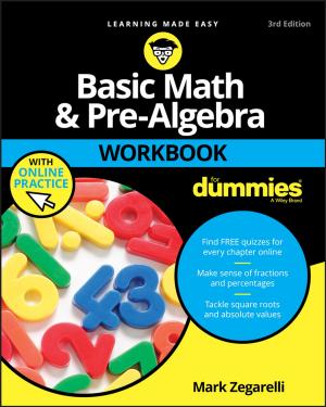Cover of the book Basic Math and Pre-Algebra Workbook For Dummies by Ron E. Banks, Julie M. Sharp, Sonia D. Doss, Deborah A. Vanderford