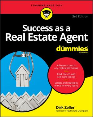 Cover of Success as a Real Estate Agent For Dummies