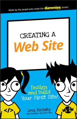 Cover of the book Creating a Web Site by Susheel Kalia, Luc Avérous