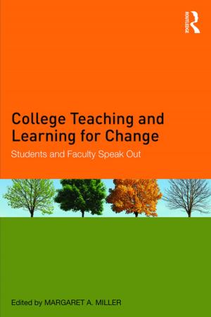 Cover of the book College Teaching and Learning for Change by Satyaki Roy