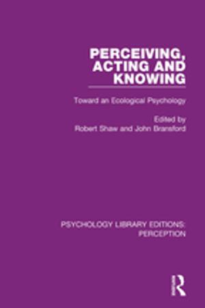 Cover of the book Perceiving, Acting and Knowing by Fred Gardaphe