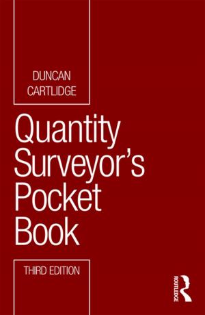 Cover of the book Quantity Surveyor's Pocket Book by Dennis F. Turner, Alan Turner