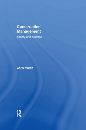 Cover of the book Construction Management by Scott Pardo, Michael Pardo