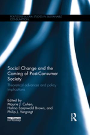 Cover of the book Social Change and the Coming of Post-consumer Society by Yelena Nikolayevna Zabortseva