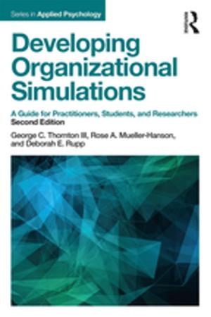 Cover of the book Developing Organizational Simulations by 