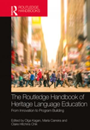 Cover of the book The Routledge Handbook of Heritage Language Education by G. K. Nelson