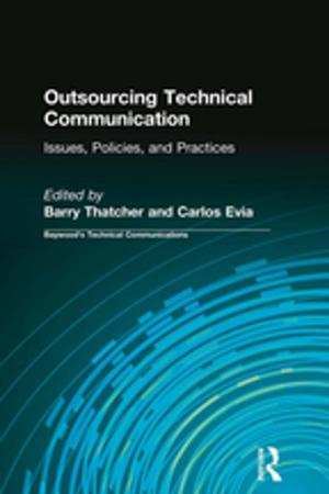 Cover of the book Outsourcing Technical Communication by Tom Stone