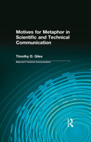 Cover of the book Motives for Metaphor in Scientific and Technical Communication by Eugenio Barba