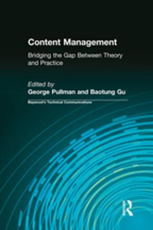 Cover of the book Content Management by Dianne Willcocks, Sheila Peace, Leonie Kellaher
