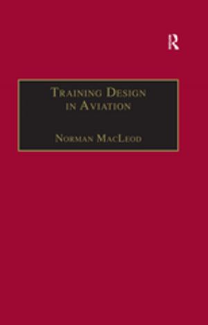 Cover of the book Training Design in Aviation by Rob Urbinati