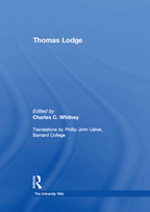 Cover of the book Thomas Lodge by 