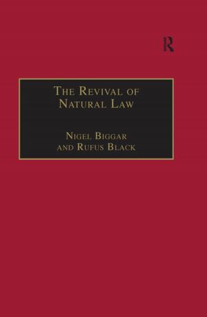 Cover of the book The Revival of Natural Law by Mariana Valverde