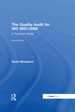 Cover of the book The Quality Audit for ISO 9001:2000 by Gert de Roo, Jelger Visser