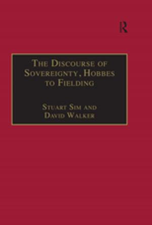 Book cover of The Discourse of Sovereignty, Hobbes to Fielding