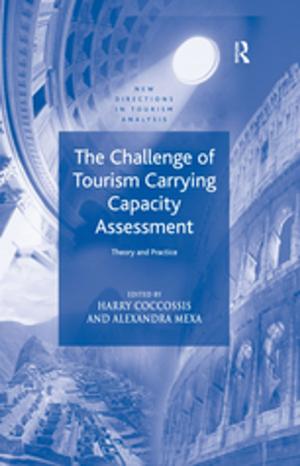 Cover of the book The Challenge of Tourism Carrying Capacity Assessment by Joseph R. Levenson