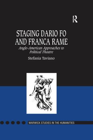 Cover of the book Staging Dario Fo and Franca Rame by Karen Evans, Dave King