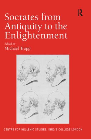 Cover of the book Socrates from Antiquity to the Enlightenment by Håkan Karlsson, Tomás Diez Acosta