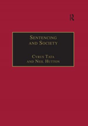 Cover of the book Sentencing and Society by 