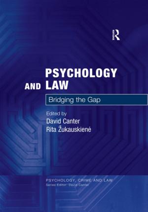 Cover of the book Psychology and Law by Dennis M. Drew, Donald M Snow