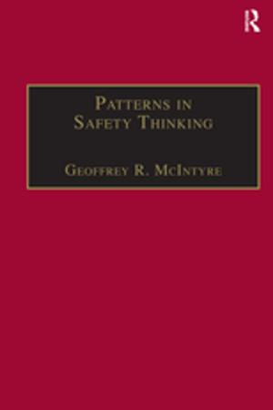 Cover of the book Patterns In Safety Thinking by Frank M. D'itri