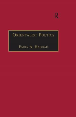 Cover of the book Orientalist Poetics by Lucas Jones