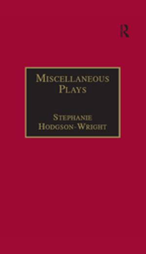 Book cover of Miscellaneous Plays
