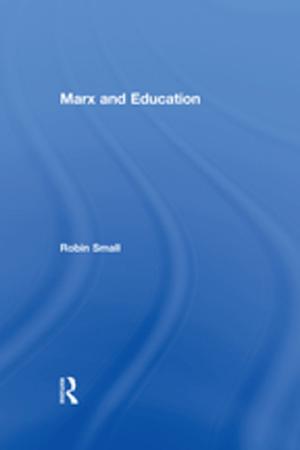 Cover of the book Marx and Education by Frida Furman