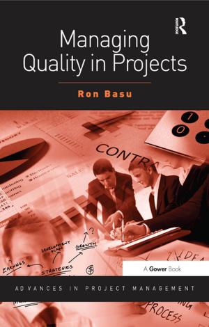 Cover of the book Managing Quality in Projects by Barnaby B. Barratt