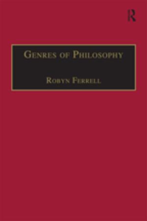 Cover of the book Genres of Philosophy by Robert Gilbert