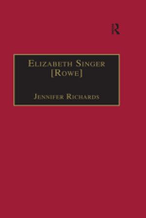 Cover of the book Elizabeth Singer [Rowe] by Jean L. Turner