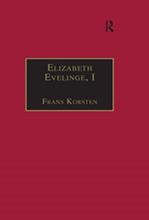 Cover of the book Elizabeth Evelinge, I by Vincent Dubois, Jean-Matthieu Méon, translated by Jean-Yves Bart