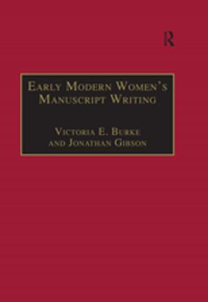 Cover of the book Early Modern Women's Manuscript Writing by Lavinia Cohn-Sherbok