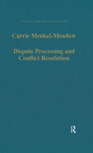 Cover of the book Dispute Processing and Conflict Resolution by Gary Kemp