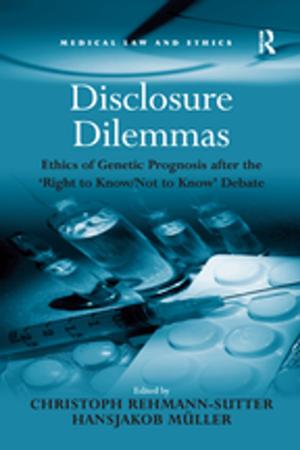 Cover of the book Disclosure Dilemmas by College, University of London, Michael W. Eysenck