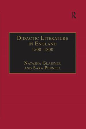 Cover of the book Didactic Literature in England 1500–1800 by Robert Snyder