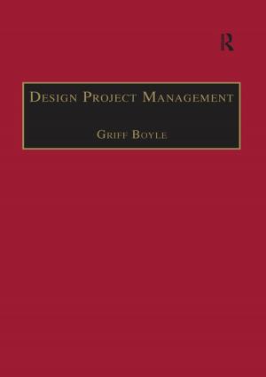 Cover of the book Design Project Management by 