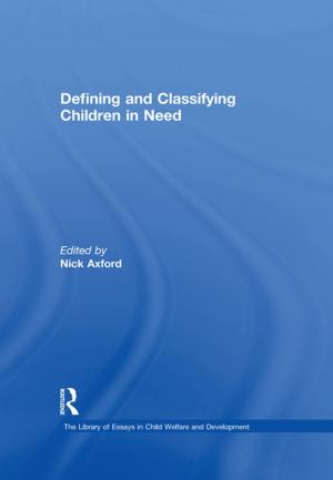 Cover of the book Defining and Classifying Children in Need by Stefanie Quakernack