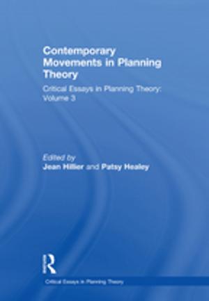 Cover of the book Contemporary Movements in Planning Theory by David Downes, D. M. Davies, M. E. David, P. Stone