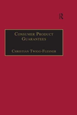 Book cover of Consumer Product Guarantees
