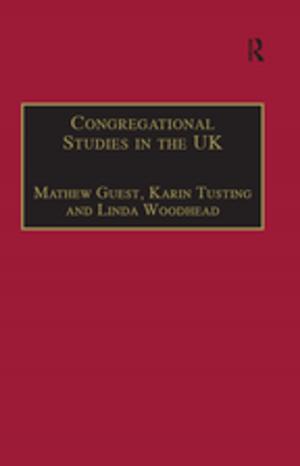 Cover of the book Congregational Studies in the UK by Mark J. Anderson, Patrick J. Whitcomb