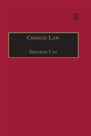 Cover of the book Chinese Law by Sandie Taylor