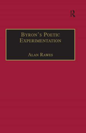 bigCover of the book Byron’s Poetic Experimentation by 