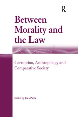Cover of the book Between Morality and the Law by Jean Grondin, Kathryn Plant