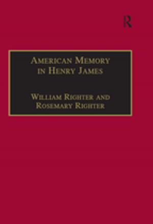 Cover of the book American Memory in Henry James by Janko Lavrin