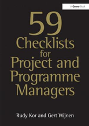 Cover of the book 59 Checklists for Project and Programme Managers by Michael Rice